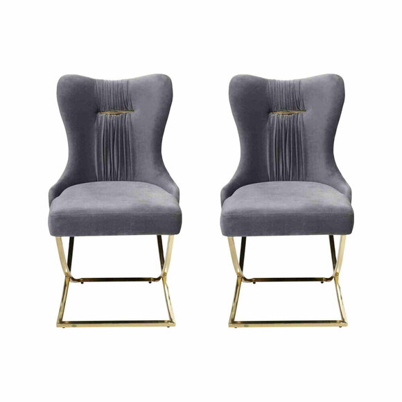 Dining room 2x chairs luxury armchair chair grey armchair living room furniture new