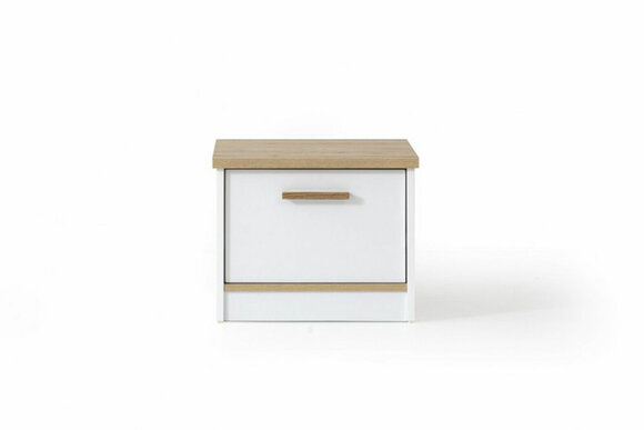 White bedside table Modern children\'s room bedside console Elegant storage table