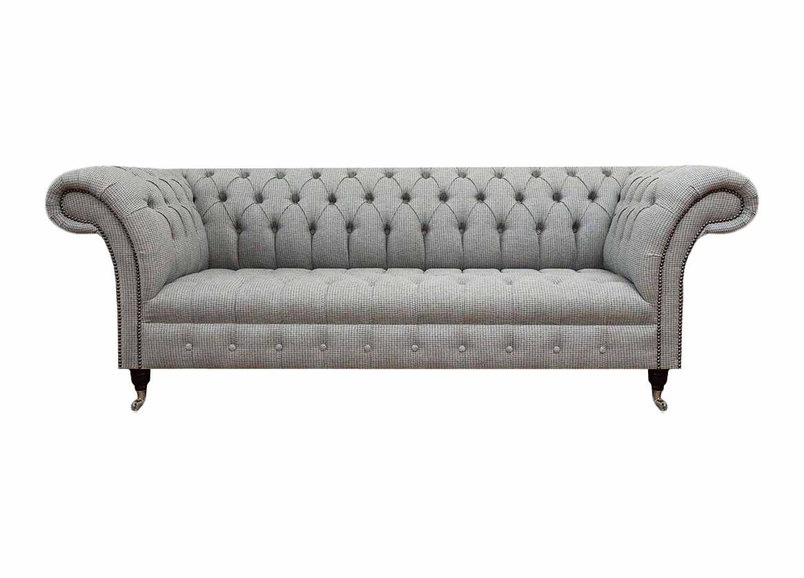 Modern sofa three-seater couch living room design furniture upholstered sofa Chesterfield