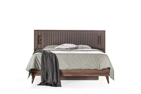 Bed Double bed Bed frame Wooden bed Brown Bed frames Bedroom