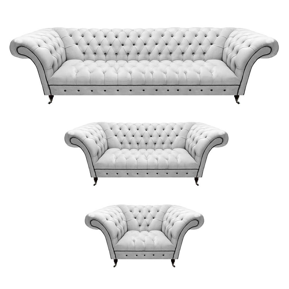 Design furniture sofa complete 3-piece modern upholstered sofa sofa set Chesterfield