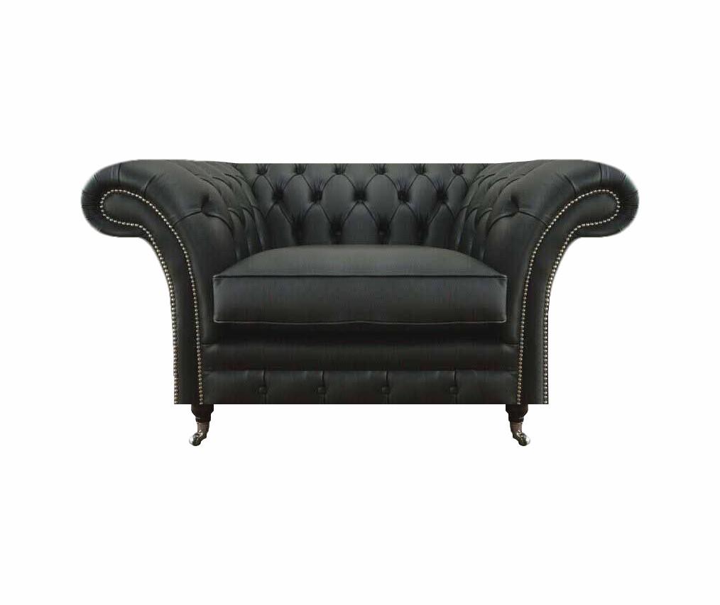 Modern Chesterfield armchair living room upholstered furniture textile upholstered seat