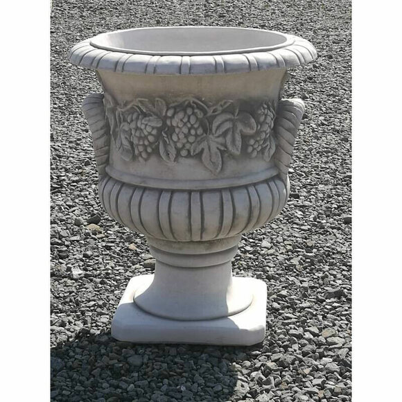 Massive planter flower box plant trough flower pot made of cast stone 2043