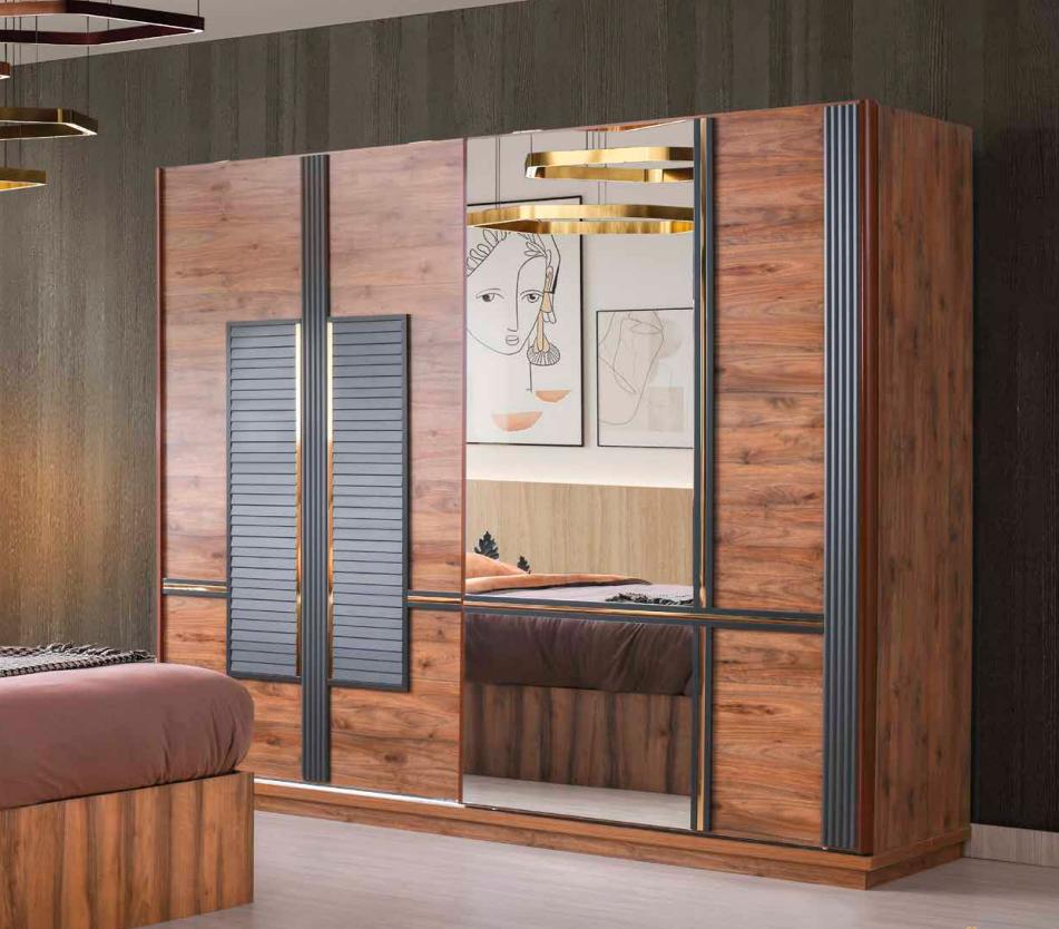 Exclusive wardrobe Designer bedroom furniture glass wardrobe