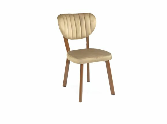 Designer Dining Textile Chair Luxurious Single Seater Designer Wooden Furniture