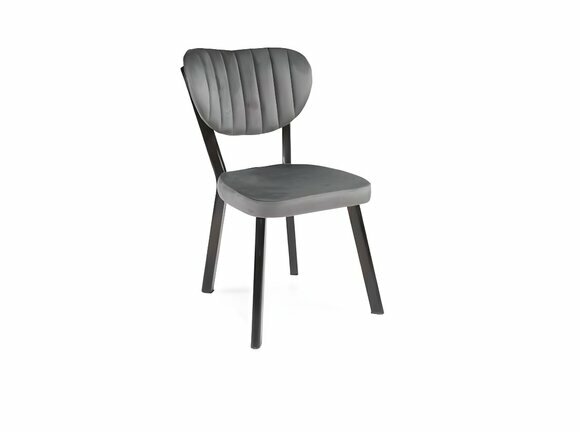 Dark grey dining room chair designer kitchen chairs textile armchairs