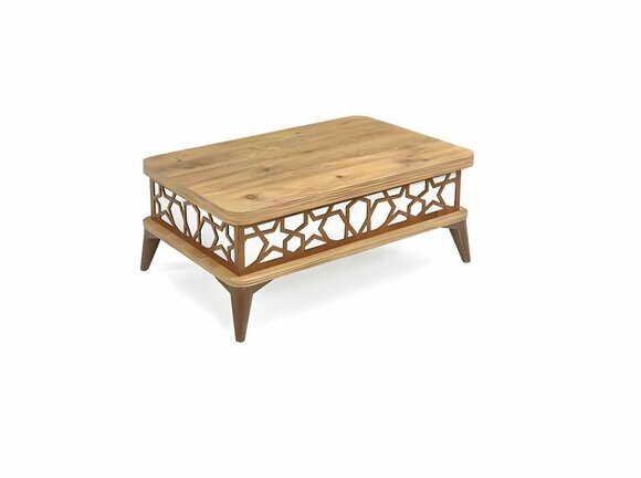 Brown-White Sofa Table Designer Extendable Living Room Noble Coffee Table