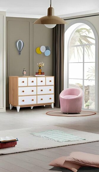 Wooden furniture children\'s room chest of drawers white new chest of drawers furniture new