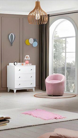 Chest of drawers white elegant high-quality chest of drawers design modern furniture children\'s room