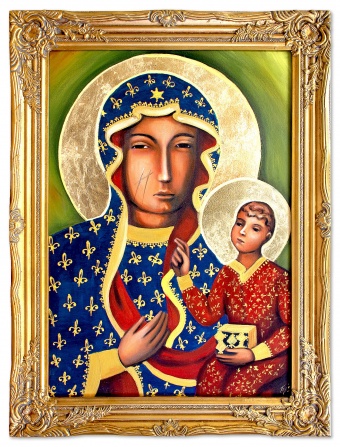 Maria with Child Handicraft Oil Paintings Canvas Oil Painting Picture G104178