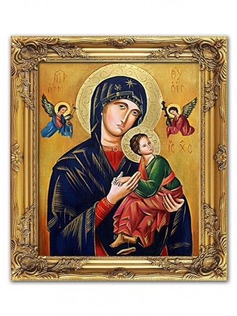 The Madonna with Child Handmade Oil Paintings Canvas Oil Painting G95317