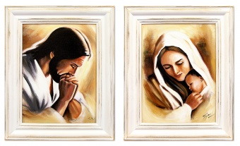 Holy Family Handcraft Oil Paintings Canvas Oil Painting Picture G119901