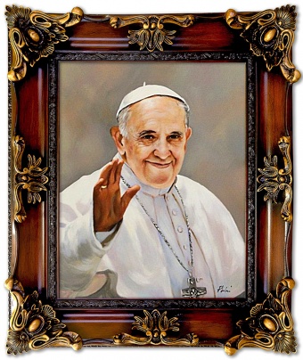 Greeting of the Pope Handicraft Oil Paintings Paintings Canvas Oil Painting Picture G95271