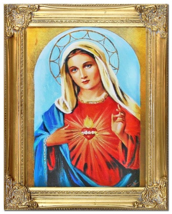 Mary with the Immaculate Heart Handcrafted Oil Paintings G04289