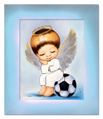 Angels on the soccer handcraft oil paintings canvas oil painting G101641