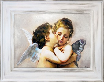 Angel of Affection Handcrafted Oil Paintings Canvas Oil Painting G93231