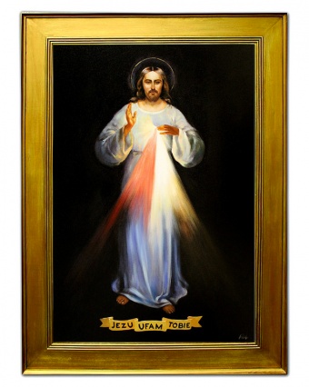 Jesus, I trust in You Handicraft Oil paintings Paintings Canvas Oil painting Image G111364