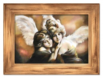 Angel of Friendship Handicraft Oil Paintings Paintings Canvas Oil Painting G06176