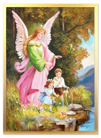 Angel of the Children Handicraft Oil Paintings Canvas Oil Painting Picture G119749