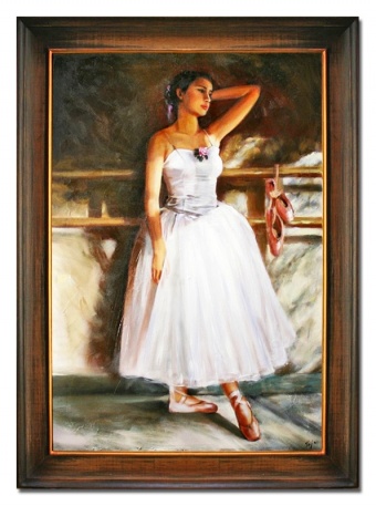 Ballerina Handmade Oil Paintings Canvas Oil Painting Picture Images G15457