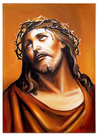 Jesus in Mourning Handcrafted Oil Paintings Canvas Oil Painting Picture G119395