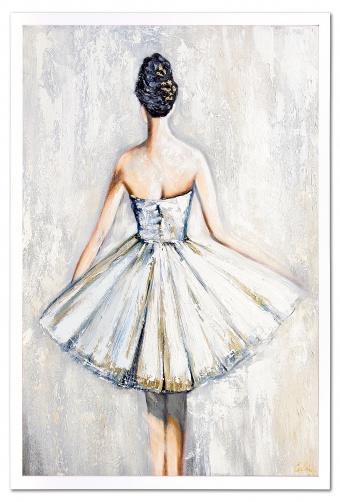 Elegant ballerina handmade oil painting canvas oil painting G106514