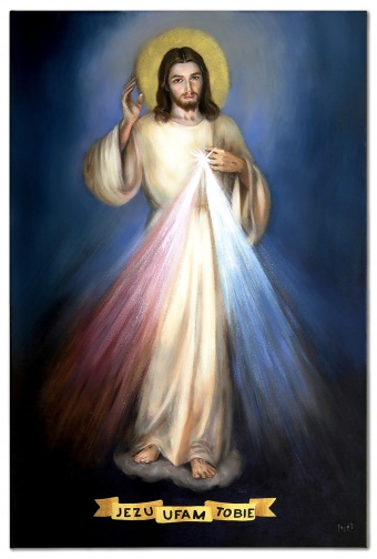 Jesus, I trust in you Handicrafts Oil paintings Paintings Canvas G119391