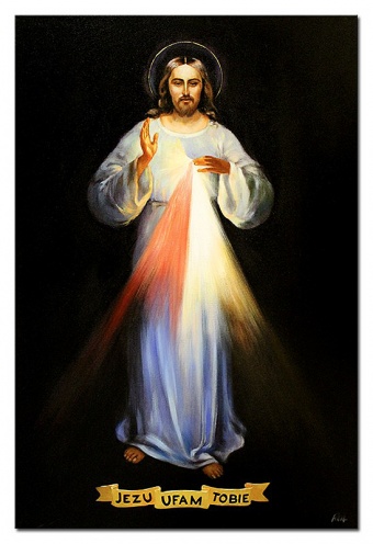 Jesus, I Trust in You Handcraft Oil Paintings Canvas Oil Painting Picture G104853