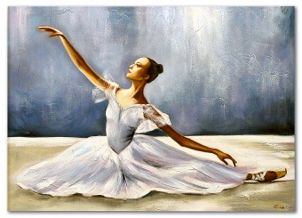 Ballerina Handcrafted Oil Paintings Canvas Oil Painting Picture Images G119572