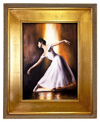 "Dance of the Ballerina" Handcrafted Oil Paintings Canvas Oil Painting G107687