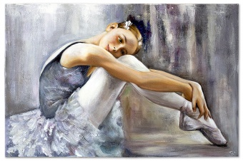 Ballerina Handcrafted Oil Paintings Canvas Oil Picture Image G119509