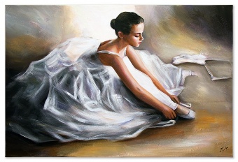 Ballerina Handmade Oil Paintings Canvas Oil Painting Picture Images G119752