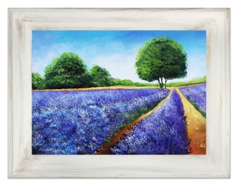 Lavender fields Handmade oil paintings Canvas oil painting Picture G16859