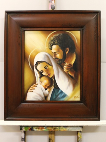 Holy Family Handcrafted Oil Paintings Canvas Oil Painting Picture G118294