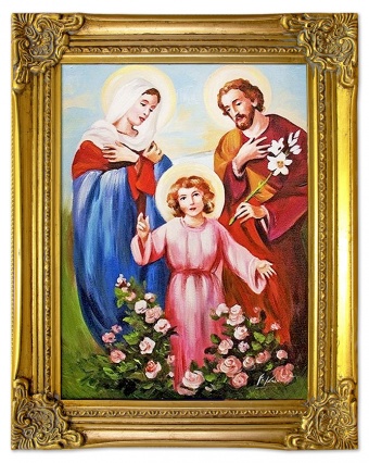 Holy Family Handcrafted Oil Paintings Canvas Oil Painting Picture G94277