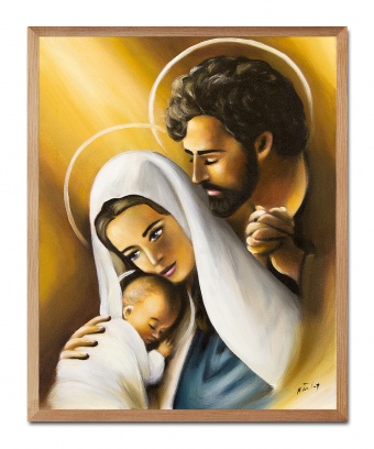 Holy Family Handcrafted Oil Paintings Canvas Oil Painting Picture G104749