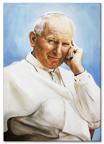 Smiling Pope Handmade Oil Paintings Canvas Oil Painting Picture G119496