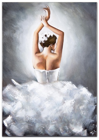 Ballerina in the Light Handcrafted Oil Paintings Canvas Oil Painting G100792