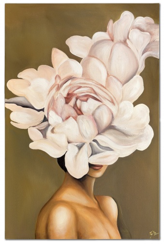 "Flower Head" Handmade Oil Paintings Canvas Oil Painting Picture G119260