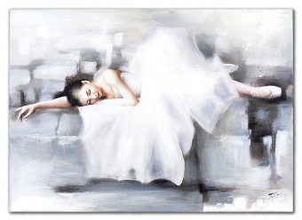 Dreaming Ballerina Handcrafted Oil Paintings Canvas Oil Painting G100790