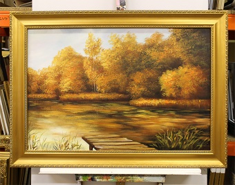 Autumn landscape handmade oil paintings canvas oil picture image G118243