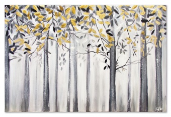 Autumn Forest Handmade Oil Paintings Canvas Oil Painting Picture G107183