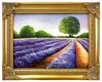 Lavender field handcrafted oil paintings canvas oil painting image G95377