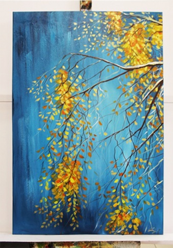 "Autumn Magic" Handmade Oil Paintings Canvas Oil Painting Picture G116880