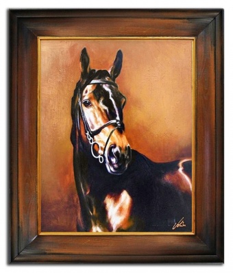 Horse portrait handmade oil painting canvas oil painting picture G03992