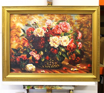 Bouquet Handcrafted Oil Paintings Paintings Canvas Oil Painting Picture G118229