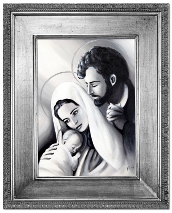 Holy Family Handcrafted Oil Paintings Canvas Oil Painting Image G107690