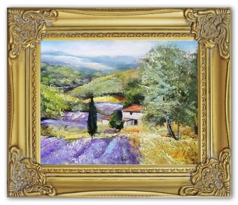 Lavender field handmade oil paintings canvas oil painting picture G95373