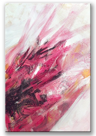 "Abstract Explosion" Handmade Oil Paintings Canvas Oil Painting G99883