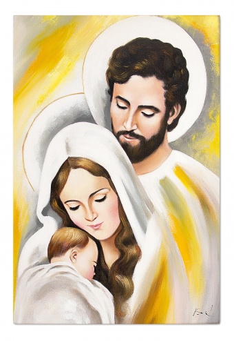 Holy Family Handcrafted Oil Paintings Canvas Oil Painting Picture G120270